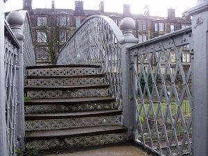iron footbridge iron footbridge